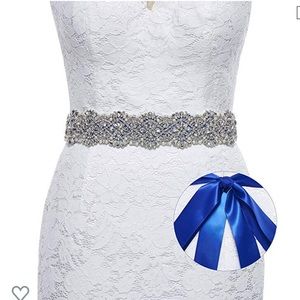 Rhinestone bridal belt